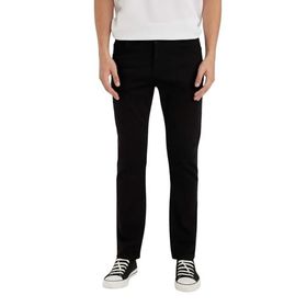 DeFacto Sergio Siyah Regular Fit Normal Kalıp Normal Bel Boru Paça Erkek Jean Pantolon