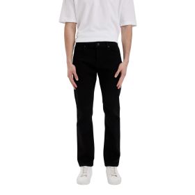 DeFacto Sergio Siyah Regular Fit Normal Kalıp Normal Bel Boru Paça Erkek Jean Pantolon