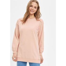 DeFacto T2450AZ20WN Lt.Vıson Basic Kapüşonlu Relax Fit Kadın Sweatshirt