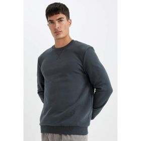 DeFacto T3777AZ24AU AR184 Antrasit Erkek Sweatshirt