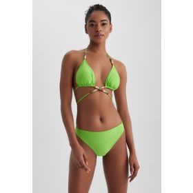 DeFacto T4308AZ23SM Turuncu-OG142 Fall in Love Regular Fit Bayan Bikini Altı