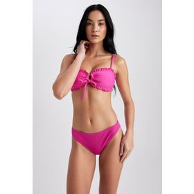 DeFacto T4308AZ23SM Turuncu-OG142 Fall in Love Regular Fit Bayan Bikini Altı