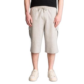 DeFacto T4693AZ26SM Gri-GR210 Erkek Relax Fit Sweatshirt Kumaşı Uzun Şort