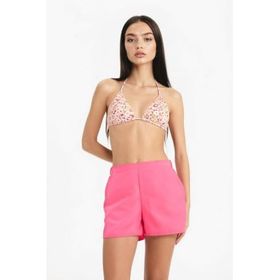 DeFacto T5639AZ25SM Pembe Kadın Regular Fit Deniz Şortu