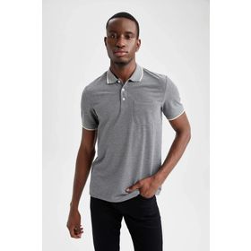 DeFacto T7645AZ22SP Regular Fit Polo Yaka Kısa Kollu Erkek T-Shirt