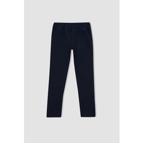DeFacto T8850A623AU Erkek Çocuk Lacivert Gabardin Okul Pantolonu