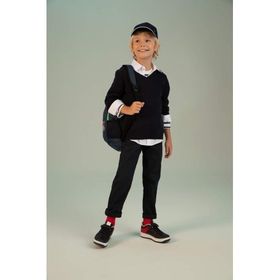 DeFacto T8850A623AU Erkek Çocuk Lacivert Gabardin Okul Pantolonu