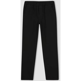 DeFacto T8850A623AU Erkek Çocuk Siyah Gabardin Okul Pantolonu