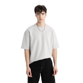DeFacto V5409A621HS Baskılı Kısa Kollu Crop Ekru Kız Çocuk T-Shirt