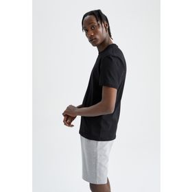 DeFacto V7699AZ22SM New Regular Fit Bisiklet Yaka Kısa Kollu Tişört