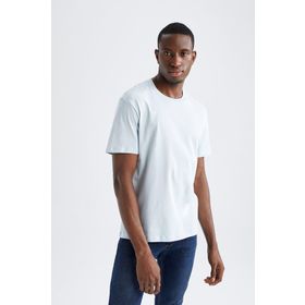 DeFacto V7699AZ22SM New Regular Fit Bisiklet Yaka Kısa Kollu Tişört