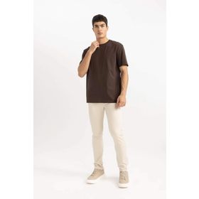 DeFacto V7699AZ/BN192 Kahve Erkek T-shirt