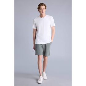 DeFacto W1105AZ26SM Haki-KH422 Erkek Regular Fit Sweatshirt Kumaşı Şort