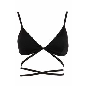 DeFacto W6013AZ23SMBK81 Siyah Fall in Love Regular Fit Bikini Üstü