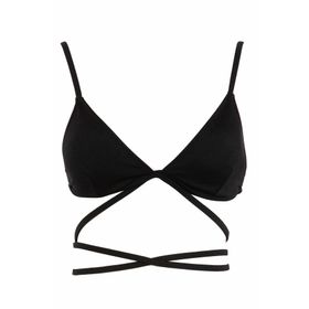 DeFacto W6013AZ23SMBK81 Siyah Fall in Love Regular Fit Bikini Üstü