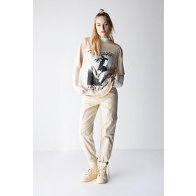 DeFacto W8036AZ23SP Kadın Coool Kargo Jogger Gabardin Normal Bel Pantolon