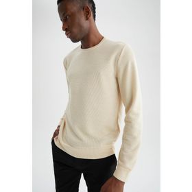 DeFacto W9352AZ22SP Modern Fit Bisiklet Yaka Uzun Kollu Sweatshirt