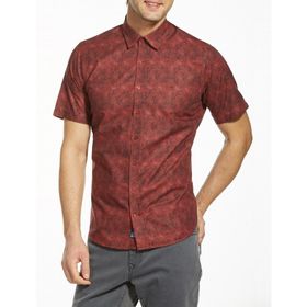 DeFacto X2054AZ22SM Regular Fit Desenli Kısa Kollu Gömlek