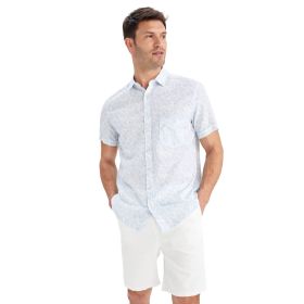 DeFacto X2054AZ22SM Regular Fit Desenli Kısa Kollu Gömlek