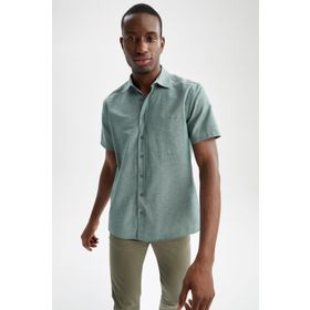 DeFacto X2372AZ22SM Regular Fit Kısa Kollu Gömlek