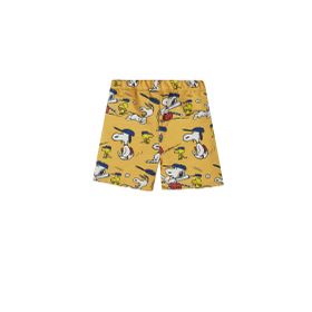 DeFacto X3562A2 YL402 Sarı Erkek Bebek Snoopy Lisanslı Şort