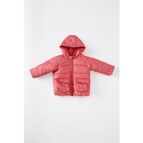 DeFacto X5190A222WN Kız Bebek Regular Fit Cepli Mikro Pelüş Astar Mont