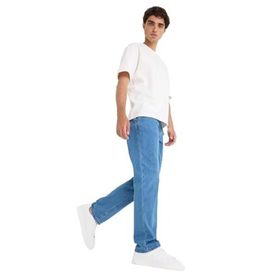 DeFacto Y4619AZ23SP NM40 Siyah Sergio Regular Fit Normal Kalıp Normal Bel Boru Paça Jean Erkek Pantolon