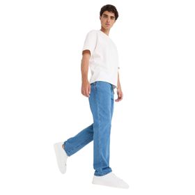 DeFacto Y4619AZ23SP NM40 Siyah Sergio Regular Fit Normal Kalıp Normal Bel Boru Paça Jean Erkek Pantolon