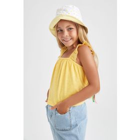 DeFacto Y6620A622HS Regular Fit Kız Çocuk Atlet