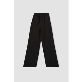 DeFacto Y6981AZ23AU Siyah-BK81 Wide Leg Geniş Paça Bayan Pantolon