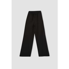 DeFacto Y6981AZ23AU Siyah-BK81 Wide Leg Geniş Paça Bayan Pantolon
