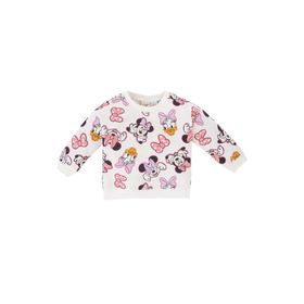 DeFacto Y8035A222WNPR261 Kız Bebek Disney Mickey & Minnie Bisiklet Yaka Sweatshirt