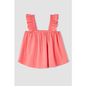 DeFacto Y9152A622HSRD216 Kız Çocuk Regular Kolsuz Viskon Bluz
