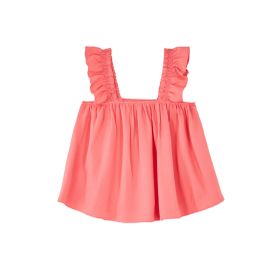 DeFacto Y9152A622HSRD216 Kız Çocuk Regular Kolsuz Viskon Bluz