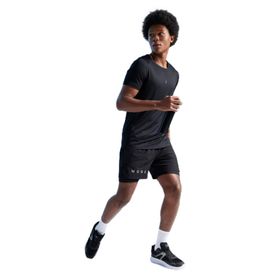 DeFacto Z2147AZ23AU Siyah-BK81 Erkek Slim Fit Dar Kesim Fermuarlı Telefon Cepli Sporcu Taytlı Şort