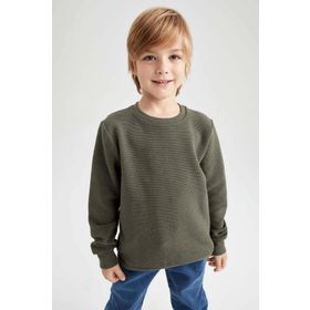 DeFacto Z2511A623SP Haki Erkek Çocuk Sweatshirt