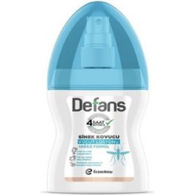 Defans Su Bazlı Yağsız Formül Sinek Kovucu 2x100 ML Vücut Spreyi