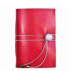 Deffter 64290-8 Krafton Deri Boncuklu Çizgisiz Defter