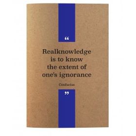 Deffter 64837-5 Quotes From Thinkers Confucius Karton Kapak 14,8x21 Noktalı 70 Sayfa Defter