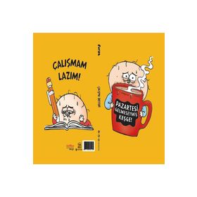 Deffter 64856-6 Uykusuz Pazartesi Gelmeseymiş Sert Kapak 14x20 Çizgili 96 Sayfa Defter