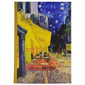 Deffter Art Of World Van Gogh Sert Kapak 14X20 Çizgili 96 Sayfa Not Defteri
