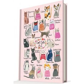 Deffter Cool Cats Çizgili Defter