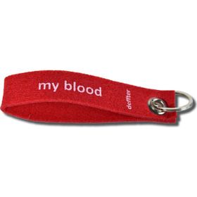 Deffter My Blood AB Rh- Keçe Anahtarlık