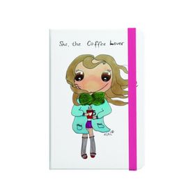 Deffter Nihi Coffee Lover 11x7,5 cm Lastikli Defter