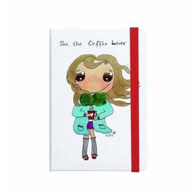 Deffter Nihi Coffee Lover 11x7,5 cm Lastikli Defter
