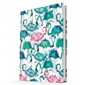 Deffter T8175 Flamingos Sert Kapak 96 Sayfa Not Defteri