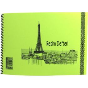 Defne 25x35 Spiralli Plastik K. 25 Yaprak Resim Defteri
