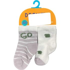 Defne Baby E002-24 2'li Bebek Çorabı
