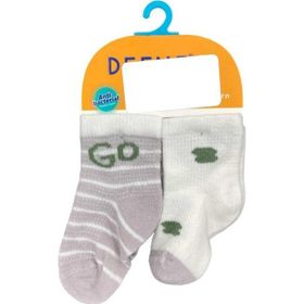 Defne Baby E002-24 2'li Bebek Çorabı
