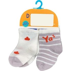 Defne Baby E002-24 2'li Bebek Çorabı